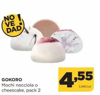 Alimerka Gokoro mochi nocciola o cheescake oferta