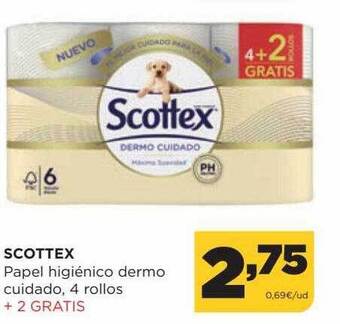 Alimerka Scottex papel higiénico dermo cuidado oferta
