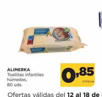Alimerka Alimerka toallitas infantiles húmedas oferta