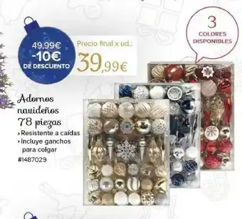 Costco Adornos navideños 78 piezas oferta