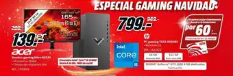 MediaMarkt Acer monitor gaming nitro kg241 hp pc gaming tg02-0045ns oferta