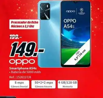 MediaMarkt Oppo smartphone a54s oferta