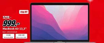 MediaMarkt Macbook air 13.3 oferta