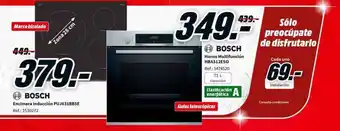 MediaMarkt Bosch encimera inducción puj631bb5e bosch horno multifunción hba512eso oferta