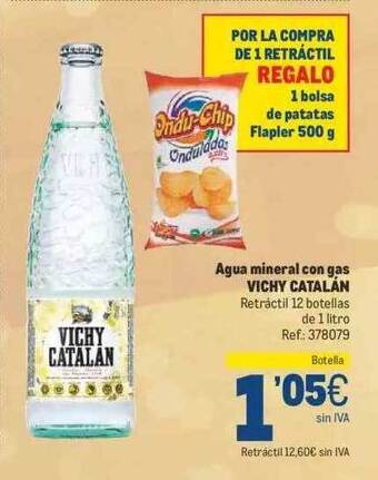 Makro Agua mineral con gas vichy catalán oferta