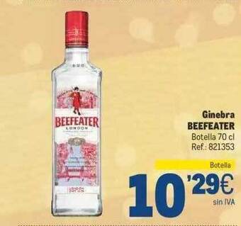 Makro Ginebra beefeater oferta