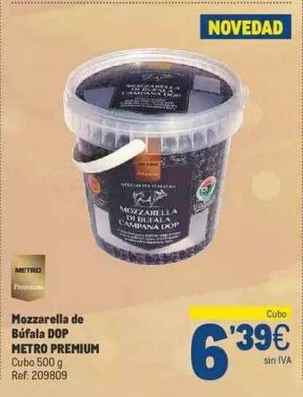 Makro Mozzarella de búfala dop metro premium oferta