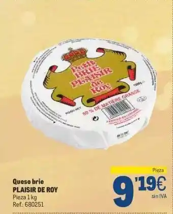 Makro Queso brie plaisir de roy oferta