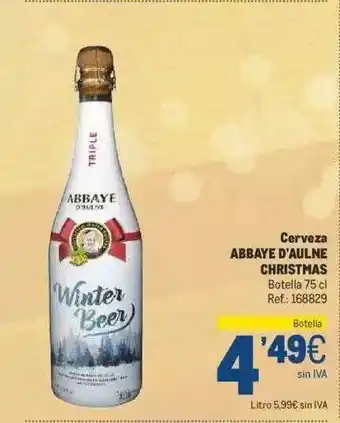 Makro Cerveza abbaye d'aulne christmas oferta