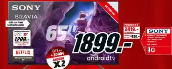 MediaMarkt Sony QLED 4K 65" KD65ABBAEP2 oferta