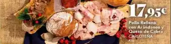 Gadis Pollo relleno con arándanos y queso de cabra carloteña oferta