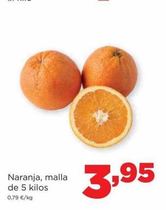 Alimerka Naranja, malla oferta