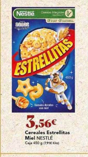 Gadis Cereales estrellitas miel nestlé oferta
