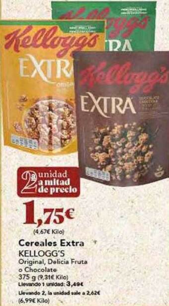Gadis Cereales extra kellogg's oferta