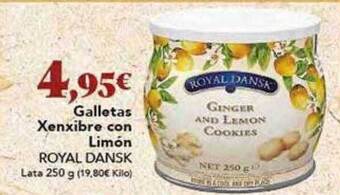 Gadis Galletas xenxibre con limón royal dansk oferta