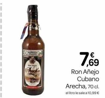 Supermercados El Jamón Ron añejo cubano arecha oferta