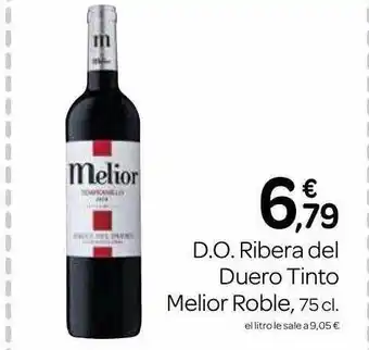Supermercados El Jamón D.o. ribera del duero tinto melior roble oferta