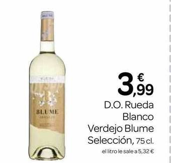 Supermercados El Jamón D.o. rueda blanco verdejo blume selección oferta