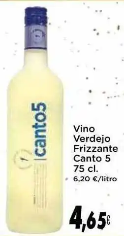 Supermercados Piedra Vino verdejo frizzante canto 5 oferta