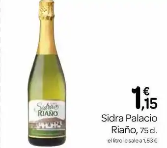 Supermercados El Jamón Sidra palacio riaño oferta