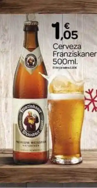 Supermercados El Jamón Cerveza franziskaner oferta