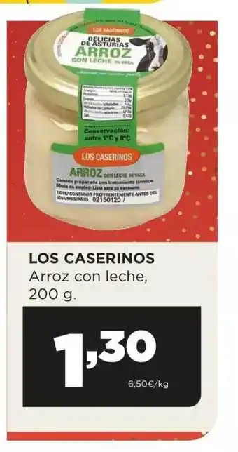 Alimerka Los caserinos arroz con leche oferta