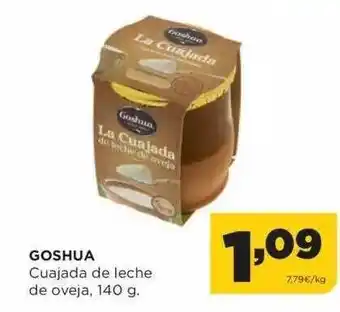 Alimerka Goshua cuajada de leche de oveja oferta
