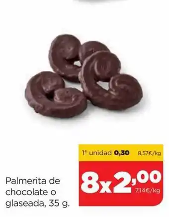 Alimerka Palmerita de chocolate o glaseada oferta