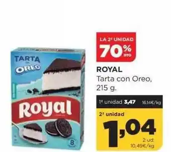 Alimerka La 2a unidad 50% dto royal tarta con oreo oferta