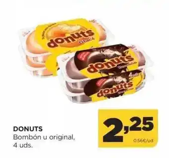 Alimerka Donuts bombón u original 4 oferta