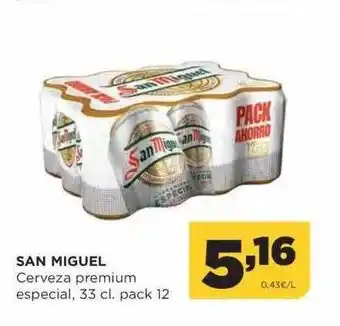 Alimerka San miguel cerveza premium especial pack 12 oferta