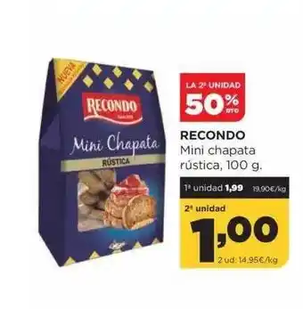 Alimerka La 2a unidad 50% dto recondo mini chapata rústica oferta