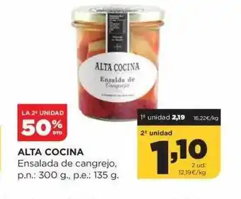 Alimerka La 2a unidad 50% dto alta cocina ensalada de cangrejo oferta