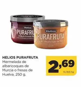 Alimerka Helios purafruta mermelada de albaricoques de murcia o fresas de huelva oferta