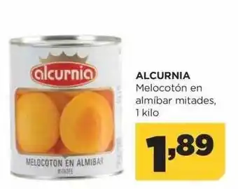 Alimerka Alcurnia melocotón en almibar mitades oferta