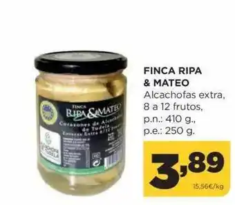 Alimerka Finca ripa & mateo alcachofas extra, 8 a 12 frutas oferta