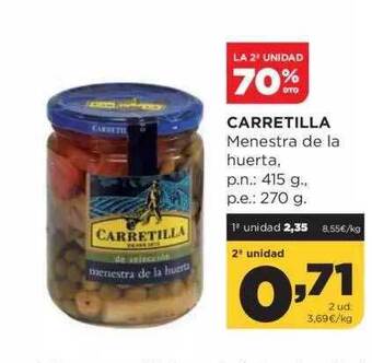 Alimerka La 2a unidad 70% dto carretilla menestra de la huerta oferta