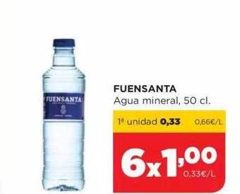 Alimerka Fuensanta agua mineral oferta
