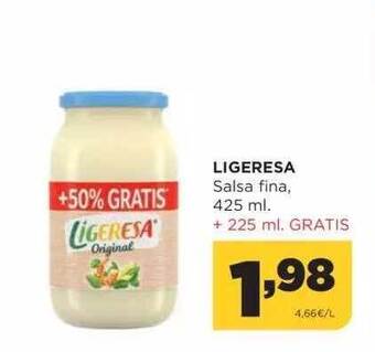 Alimerka Ligeresa salsa fina oferta