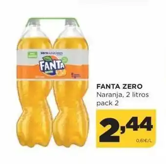 Alimerka Fanta zero naranja pack 2 oferta