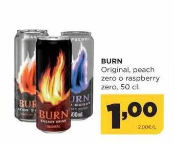 Alimerka Burn original, peach zero o raspberry zero oferta