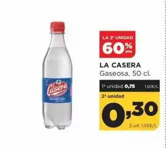 Alimerka La 2a unidad 60% dto la casera gaseosa oferta