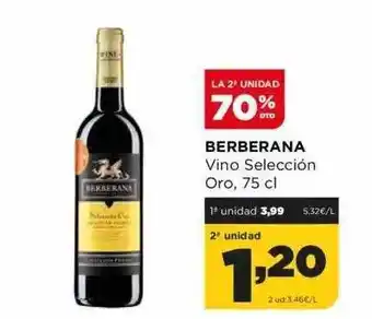 Alimerka La 2a unidad 70% dto berberana vino selección oro oferta