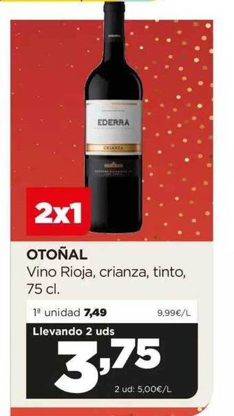 Alimerka Otoñal vino rioja, crianza, tinto, oferta