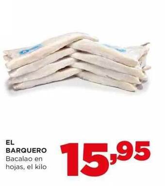 Alimerka El barquero bacalao en hojas, el kilo oferta