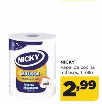 Alimerka Nicky papel de cocina mil usos oferta