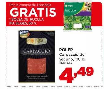 Alimerka Roler carpaccio de vacuno oferta