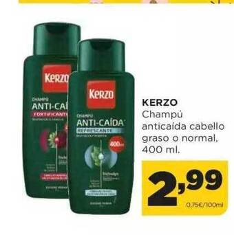 Alimerka Kerzo champú anticaida cabello graso o normal oferta