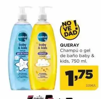 Alimerka Queray champú o gel de baño baby & kids oferta