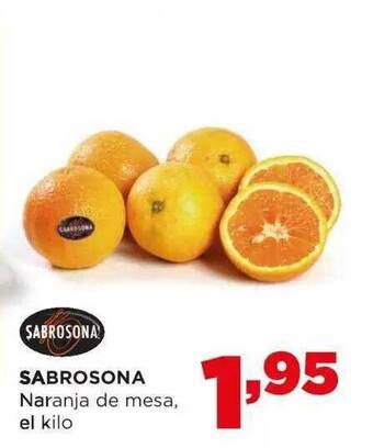 Alimerka Sabrosona naranja de mesa, el kilo oferta